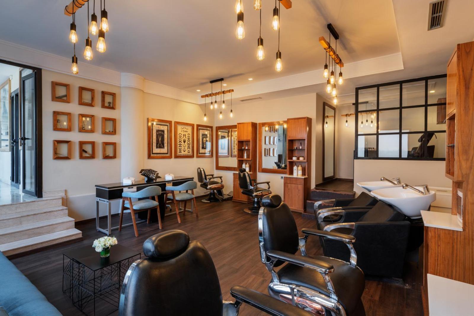 Hivernage Hotel & Spa Marrákes Kültér fotó Salon interior