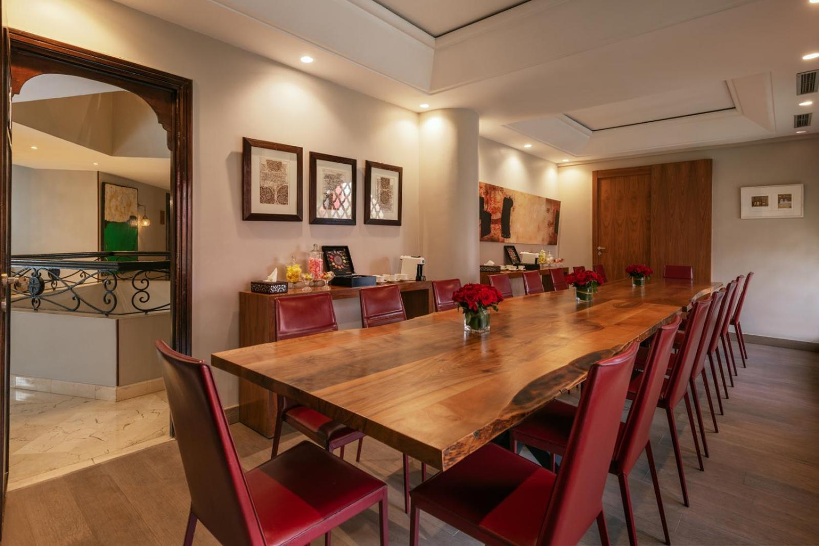 Hivernage Hotel & Spa Marrákes Kültér fotó The dining room