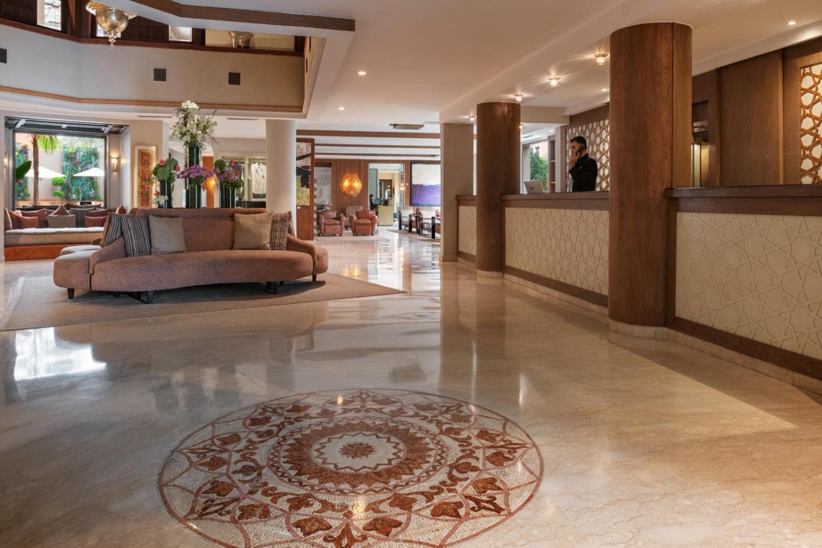 Hivernage Hotel & Spa Marrákes Kültér fotó Lobby